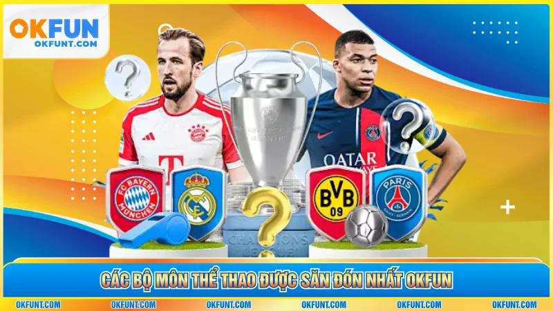 Các bộ môn thể thao được săn đón nhất OKFUN